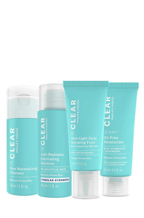 Clear Regular Strength Deluxe-Proben Set Clear Regular Strength Travel kit