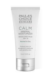 Calm Mineral Moisturizer Broad Spectrum SPF 30 normal to dry skin Travel size