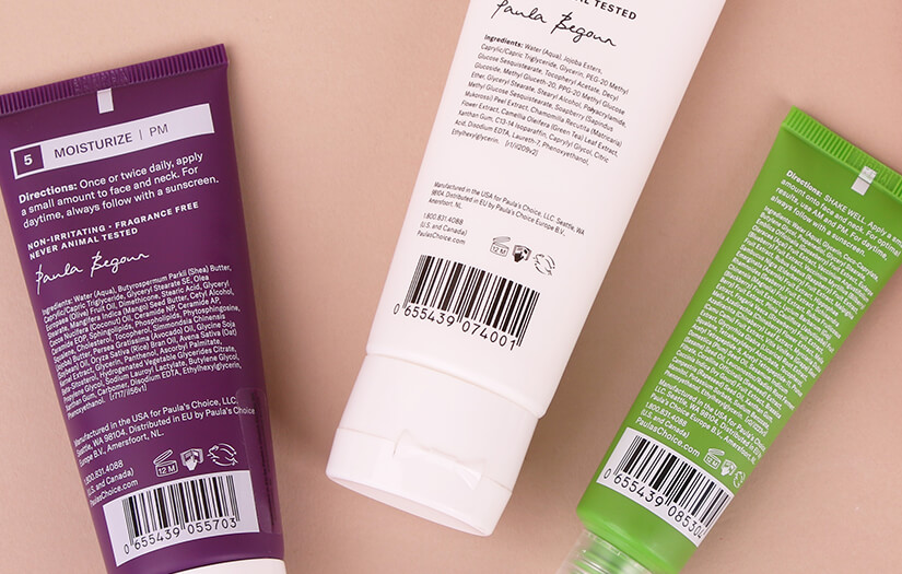 Inhaltsstofflabels von Kosmetika verstehen Inhaltsstofflabels von Kosmetika verstehen